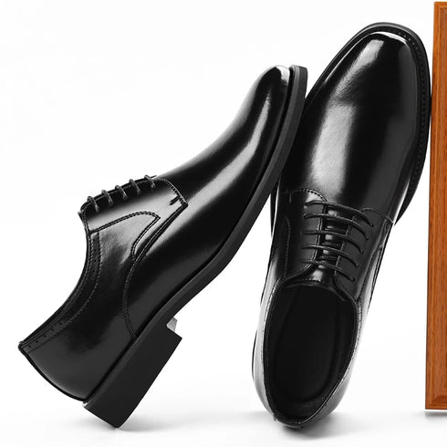 Men's Leather Casual Shoes for Formal Dress and Work Occasions
